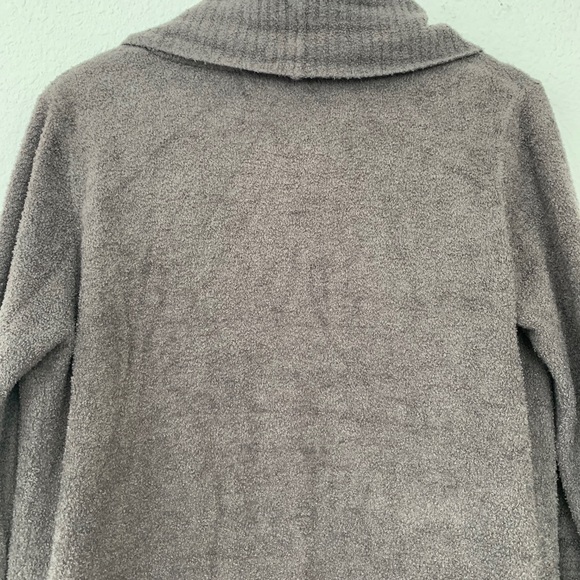 BAREFOOT DREAMS CozyChic Lite cardigan gray color M. - Picture 9 of 12
